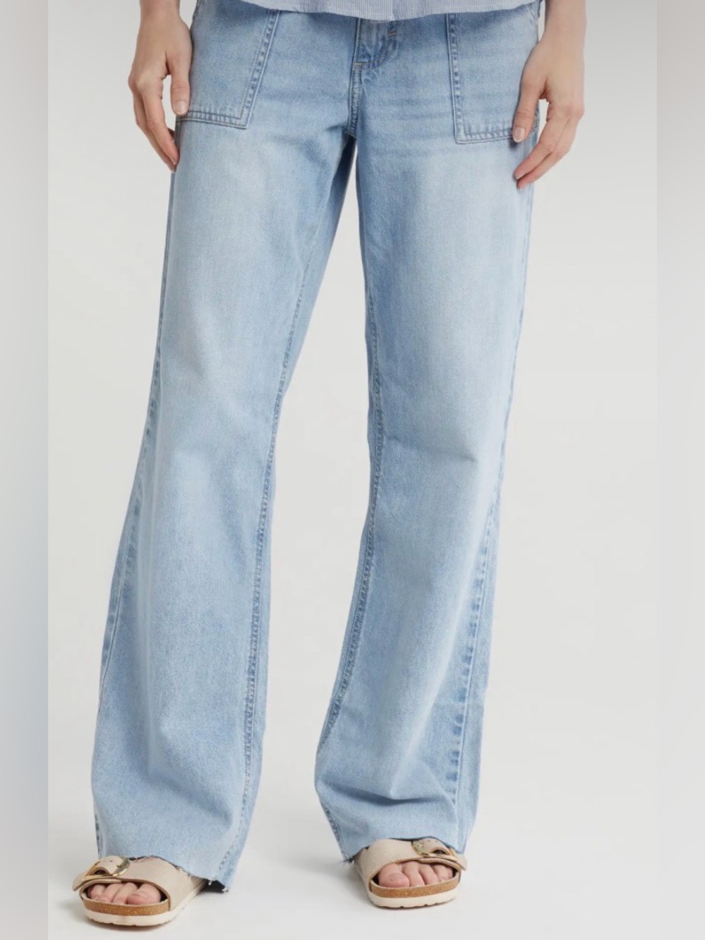 Lucky Brand Light Blue Relaxed Straight Jeans